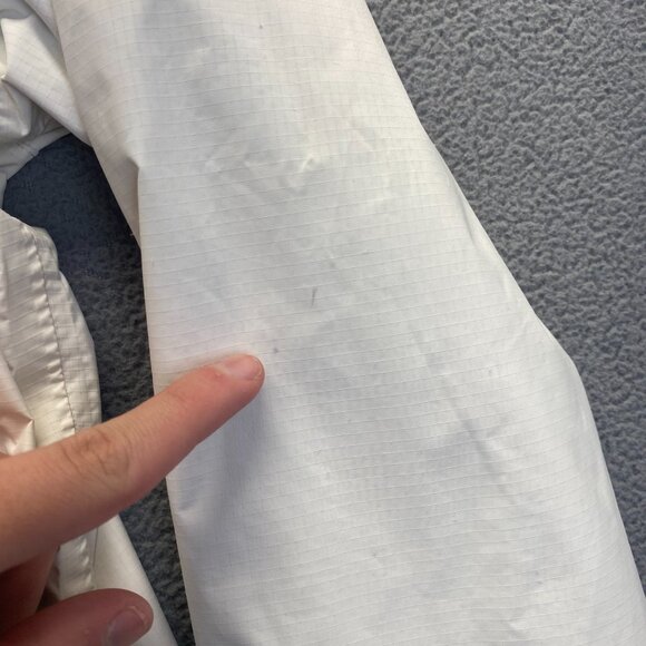 The North Face Hyvent Jacket white women's size medium water proof hiking - Picture 5 of 16